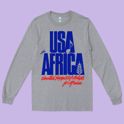 Usa Long Sleeve Tee Designed By Artisfamous