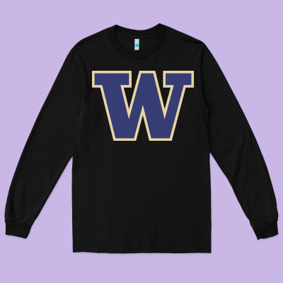Washington Long Sleeve Tee Designed By Artisfamous