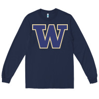 Navy washington Long Sleeve Tee - artisFamous