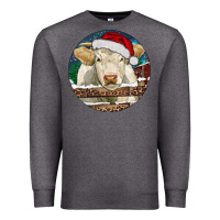 Charolais Cow Christmas Premium Sweatshirt | Teevron