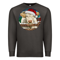 Smoke Charolais Cow Christmas Premium Sweatshirt - RanaPortraitStore