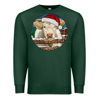 Sports Green Charolais Cow Christmas Premium Sweatshirt - RanaPortraitStore