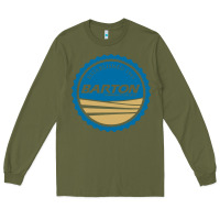 Army Green Barton Community College Long Sleeve Tee - artisFamous