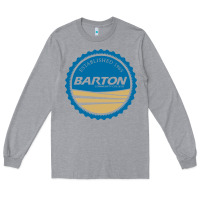 Heather Grey Barton Community College Long Sleeve Tee - artisFamous