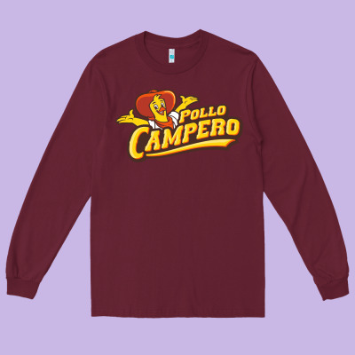 Pollo Camp Resto Long Sleeve Tee Designed By Artisfamous