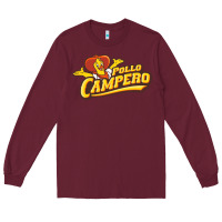 Burgundy Pollo camp Resto Long Sleeve Tee - artisFamous