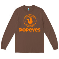 Chestnut Resto Popeyes Art Long Sleeve Tee - artisFamous
