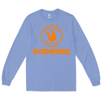 Colony Blue Resto Popeyes Art Long Sleeve Tee - artisFamous