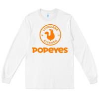 White Resto Popeyes Art Long Sleeve Tee - artisFamous
