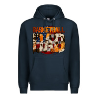 Navy basketball dad Premium Hoodie - Jasminsmagicworld