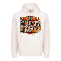 Pale Pink basketball dad Premium Hoodie - Jasminsmagicworld