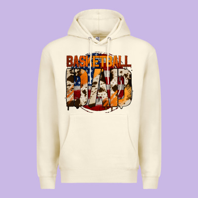 Basketball Dad Premium Hoodie Designed By Jasminsmagicworld
