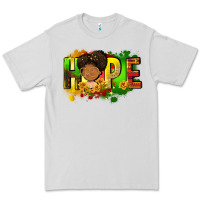 Dove Grey Hope Juneteenth Premium Tee - FaDigitalArtStudio