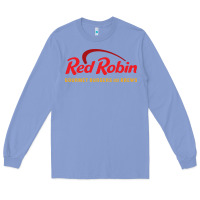 Colony Blue Resto Red Robin Long Sleeve Tee - artisFamous