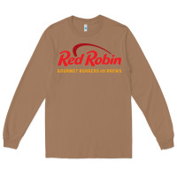 Toasted Coconut Resto Red Robin Long Sleeve Tee - artisFamous