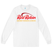 White Resto Red Robin Long Sleeve Tee - artisFamous
