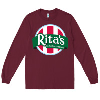 Burgundy Rita's Italian Cafe Long Sleeve Tee - artisFamous