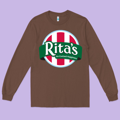 Rita's Italian Cafe Long Sleeve Tee Designed By Artisfamous