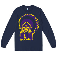 Navy Haskell Indian Nations College Long Sleeve Tee - artisFamous
