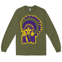 Army Green Haskell Indian Nations College Long Sleeve Tee - artisFamous
