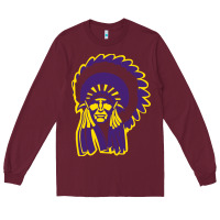 Burgundy Haskell Indian Nations College Long Sleeve Tee - artisFamous