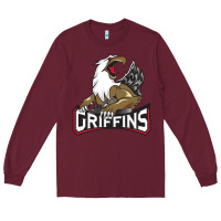 Burgundy The Griffins, Grand Rapids Long Sleeve Tee - artisFamous