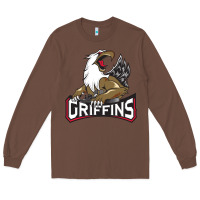 Chestnut The Griffins, Grand Rapids Long Sleeve Tee - artisFamous
