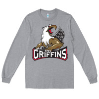 Heather Grey The Griffins, Grand Rapids Long Sleeve Tee - artisFamous