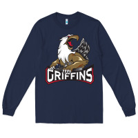 Navy The Griffins, Grand Rapids Long Sleeve Tee - artisFamous