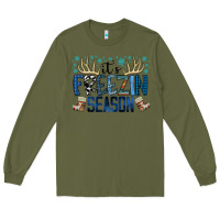 Army Green freezin season Long Sleeve Tee - SublimationCraftShop