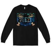 Black freezin season Long Sleeve Tee - SublimationCraftShop