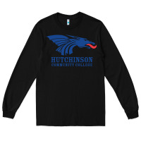 Black Hutchinson Community College Long Sleeve Tee - artisFamous