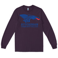 Plum Hutchinson Community College Long Sleeve Tee - artisFamous