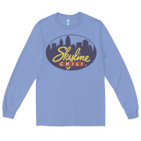 Colony Blue Skyline Chili Resto Long Sleeve Tee - artisFamous