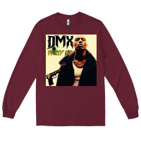 Burgundy dmx Long Sleeve Tee - artisFamous