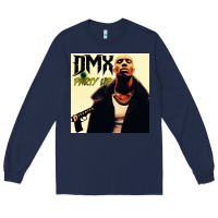 Navy dmx Long Sleeve Tee - artisFamous