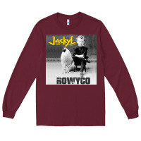 Burgundy rowyco Long Sleeve Tee - artisFamous