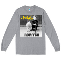 Heather Grey rowyco Long Sleeve Tee - artisFamous