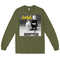 Army Green rowyco Long Sleeve Tee - artisFamous
