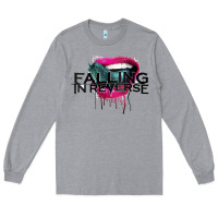Heather Grey falling in reverse ban drock Long Sleeve Tee - artisFamous