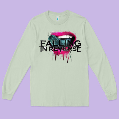 Falling In Reverse Ban Drock Long Sleeve Tee Designed By Artisfamous