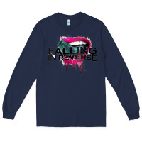 Navy falling in reverse ban drock Long Sleeve Tee - artisFamous