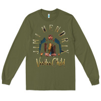 Army Green jimi hendrix Long Sleeve Tee - artisFamous