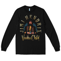 Black jimi hendrix Long Sleeve Tee - artisFamous