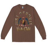 Chestnut jimi hendrix Long Sleeve Tee - artisFamous