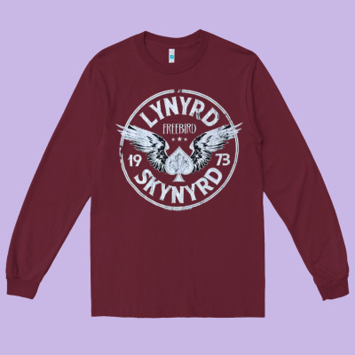 Linyrd Skynyrd Long Sleeve Tee Designed By Artisfamous