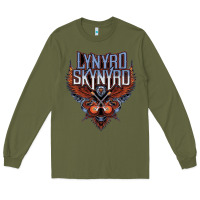 Army Green linyrd skynyrd Long Sleeve Tee - artisFamous