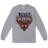 Heather Grey linyrd skynyrd Long Sleeve Tee - artisFamous