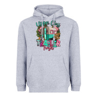 Heather Grey upper class trailer trash Heavyweight Hoodie - RanaPortraitStore