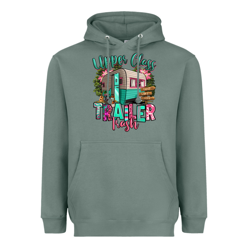 Upper Class Trailer Trash Heavyweight Hoodie by RanaPortraitStore | Teevron